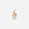 Forest Acorn pendant small pavé
