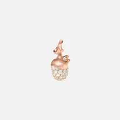 Forest Acorn pendant small pavé