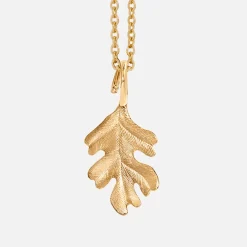 Forest Oak leaf pendant medium