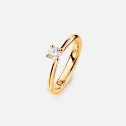 Klassisk Solitaire ring