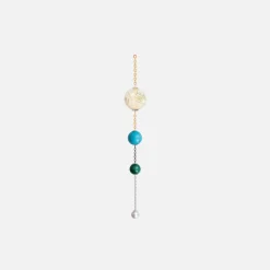 Lotus earring pendant