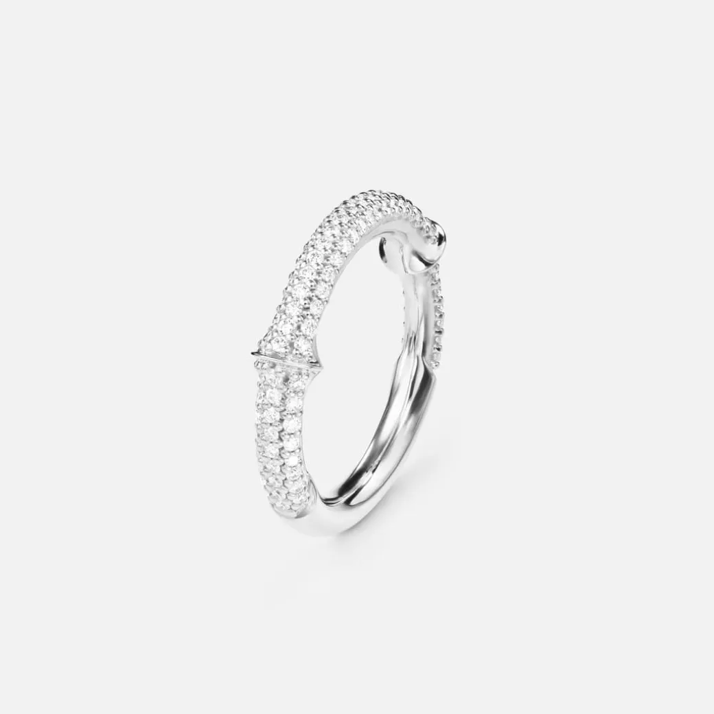 Nature ring IV pavé