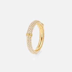 Nature ring IV pavé