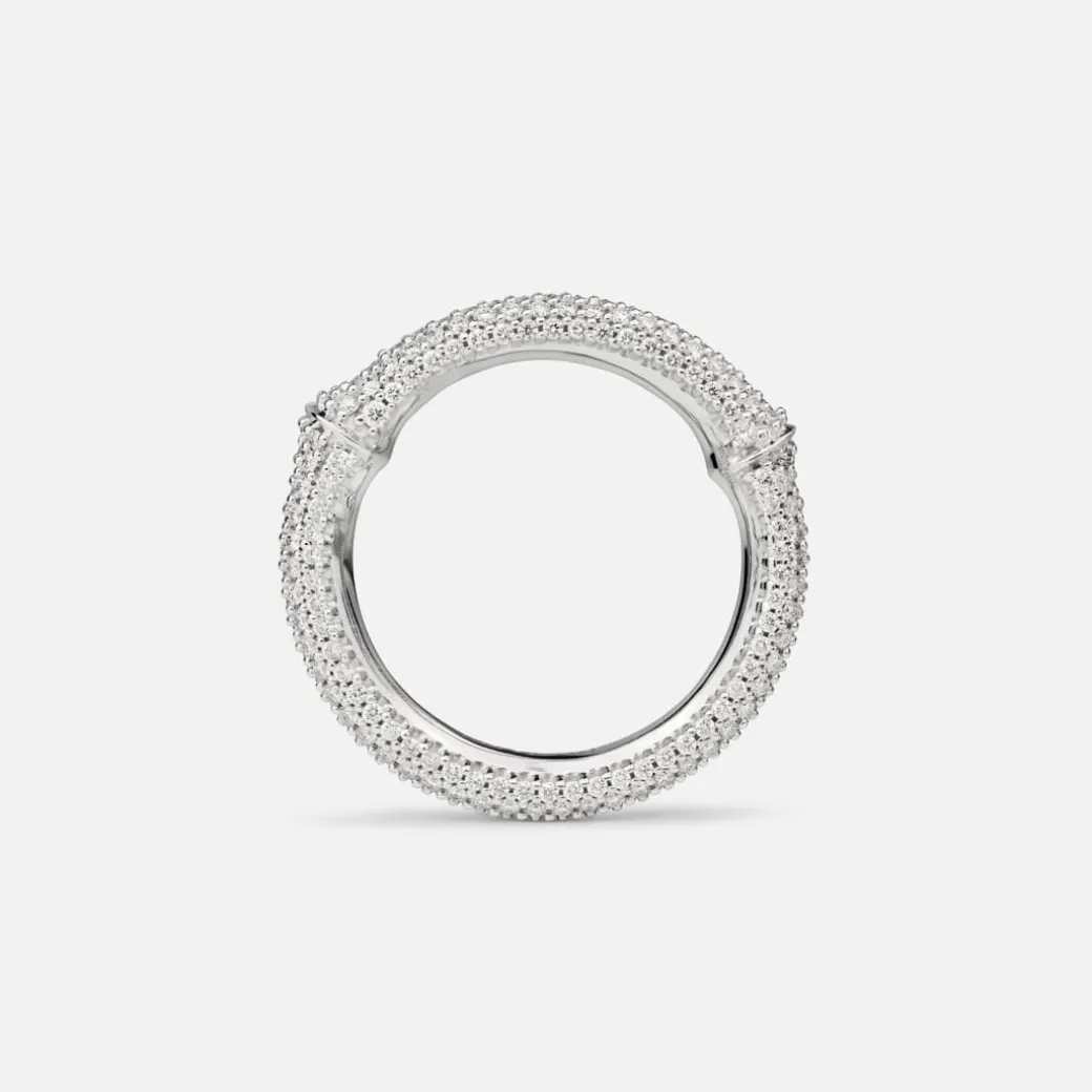Nature ring IV pavé