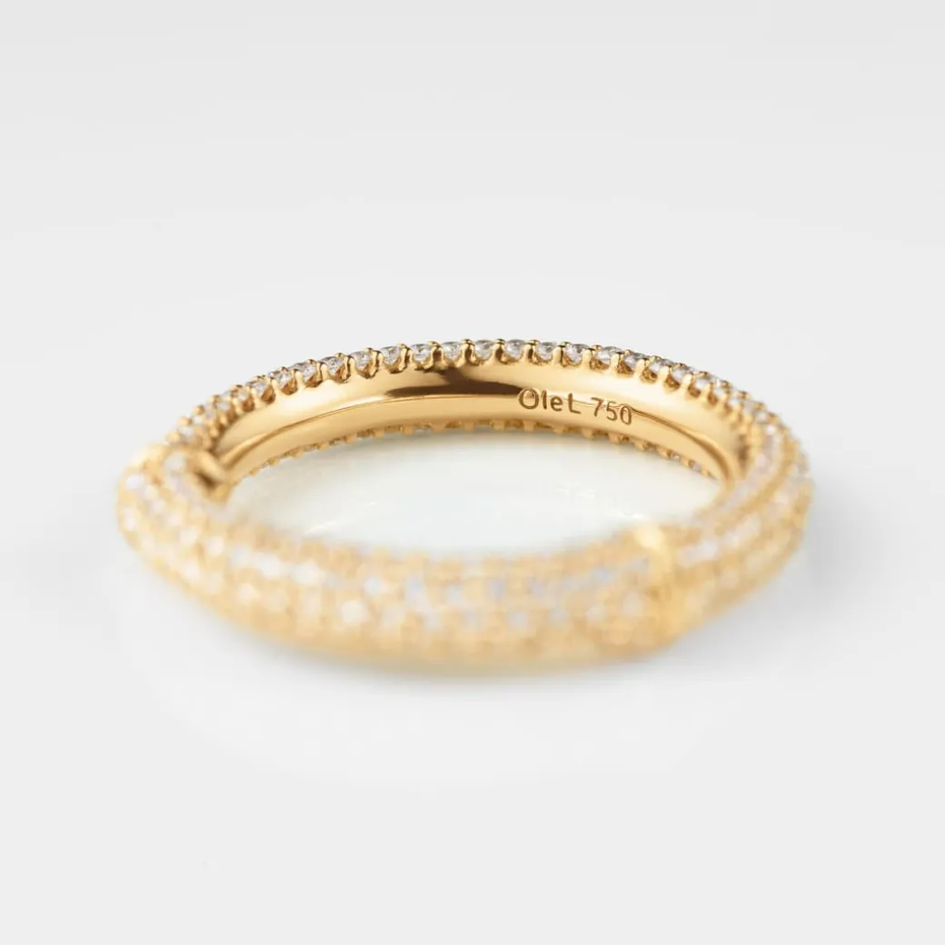 Nature ring IV pavé