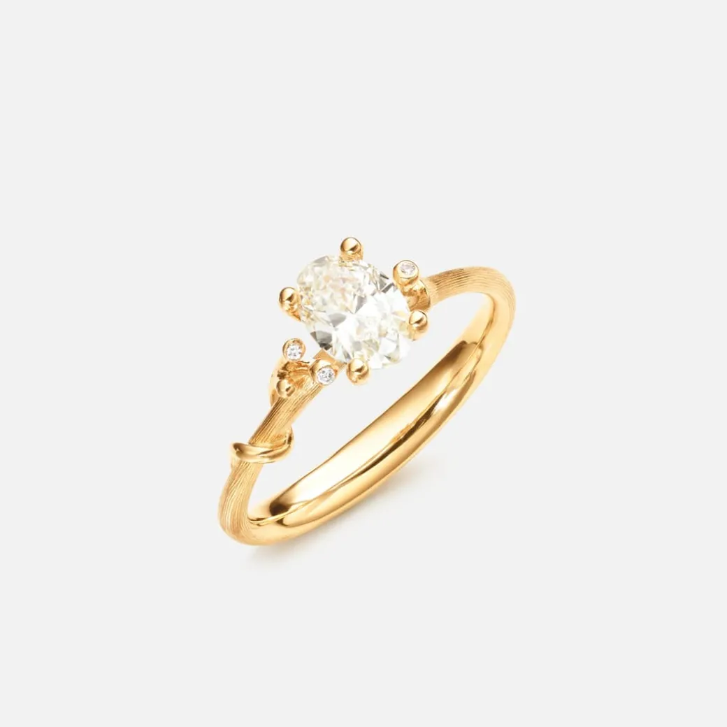 Nature Solitaire ring