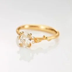 Nature Solitaire ring