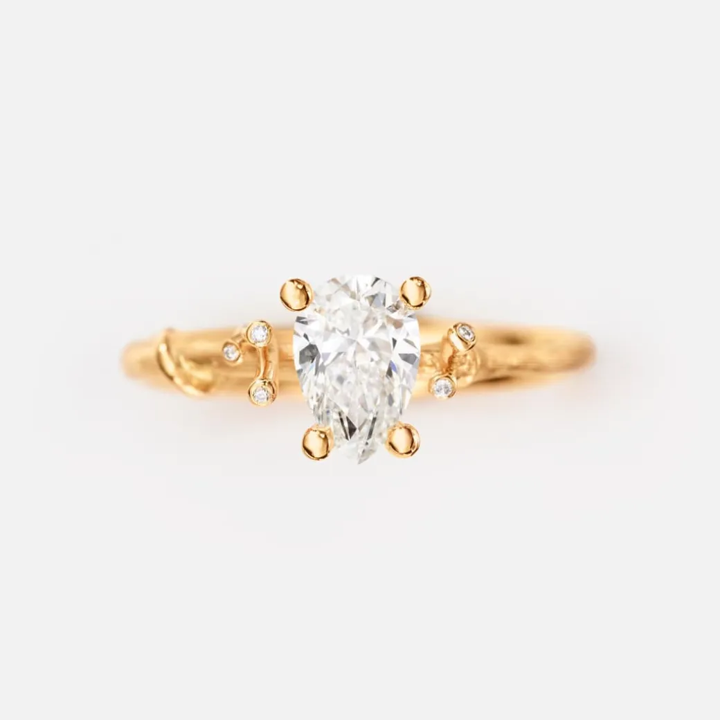 Nature Solitaire ring