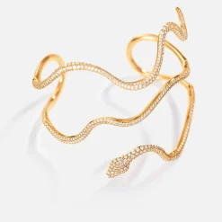 Snakes armring stor pavé