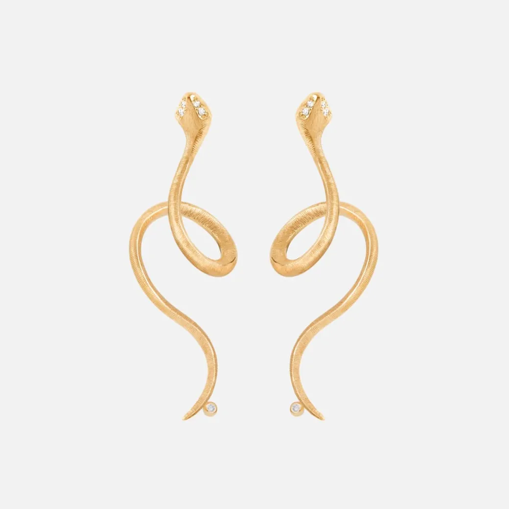 Snakes earrings