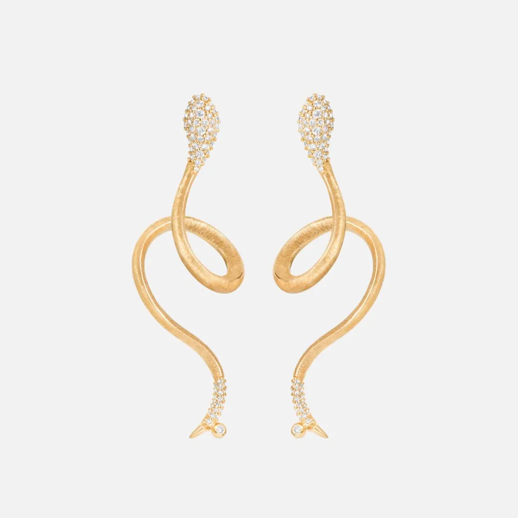 Snakes earrings