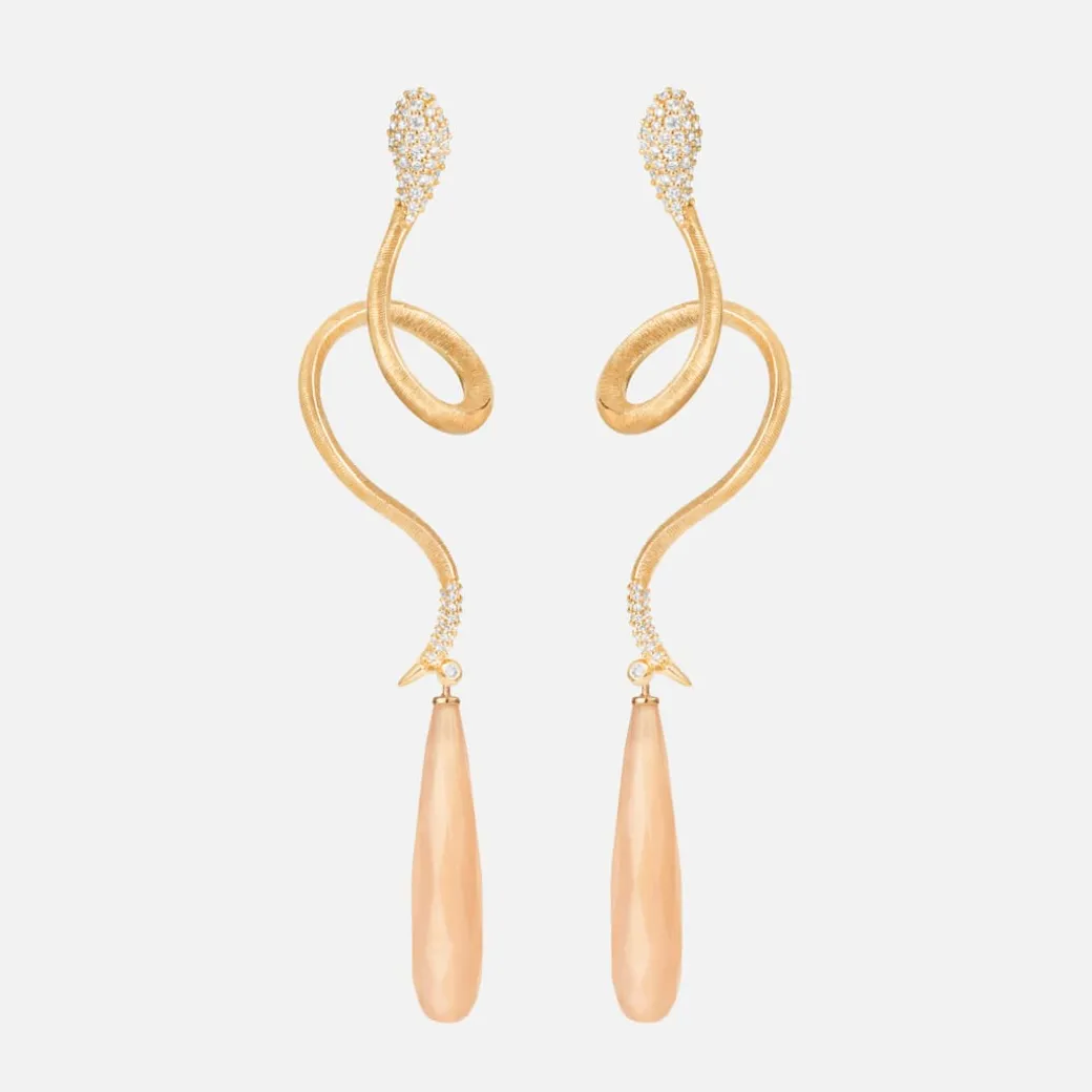 Snakes earrings