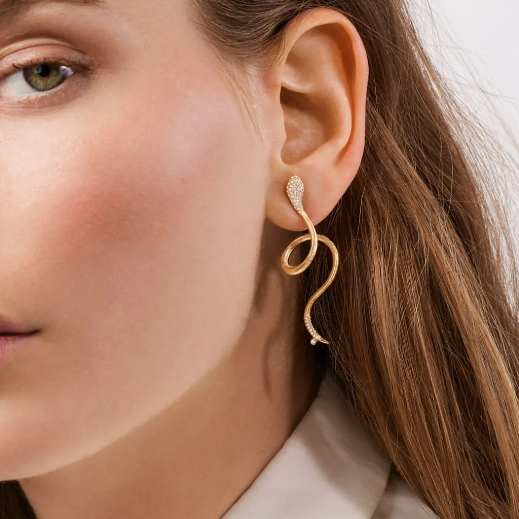 Snakes earrings