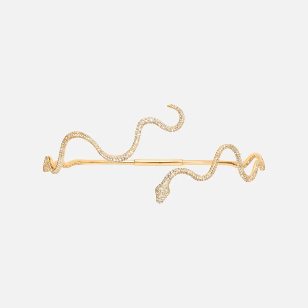 Snakes halsring pavé