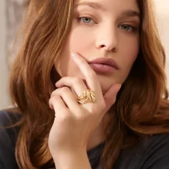 Snakes Medusa ring