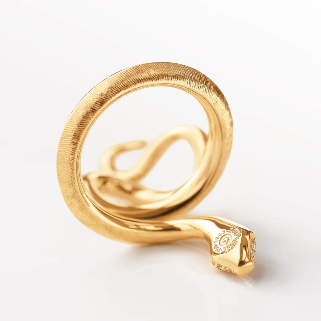 Snakes ring medium