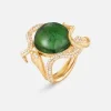 Snakes ring pavé