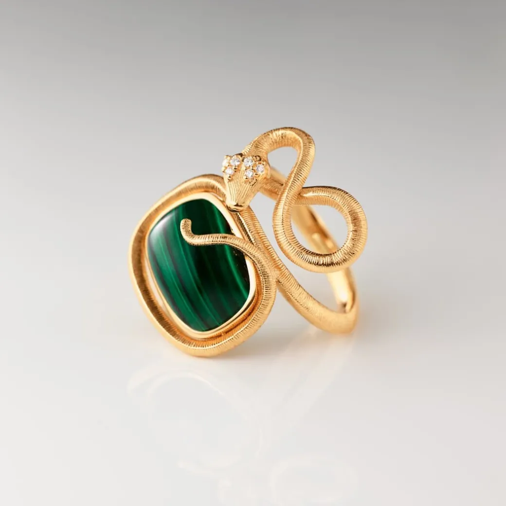 Snakes ring petite