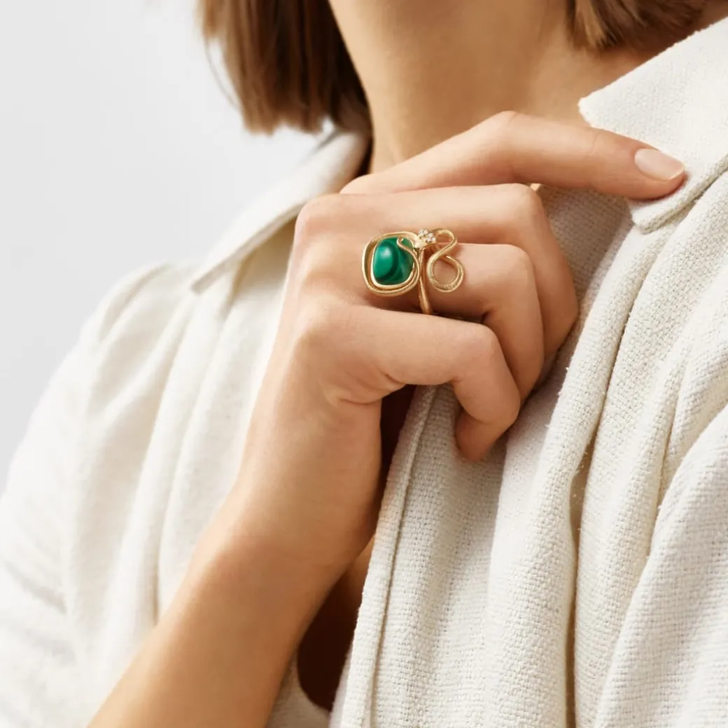 Snakes ring petite