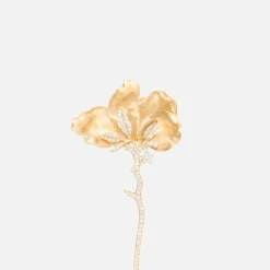 Wild Rose brooch medium