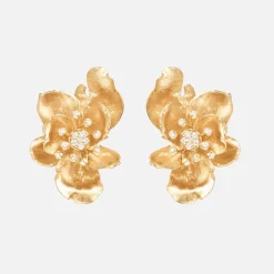 Wild Rose stud earrings
