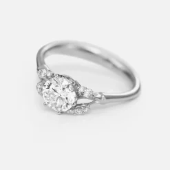 Winter Frost Solitaire ring